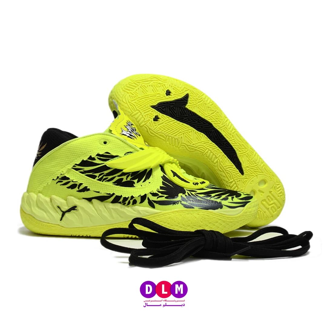 کفش بسکتبال پوما مدل ام بی 05 – Puma MB.05 رنگ سبز — تصویر ۴
