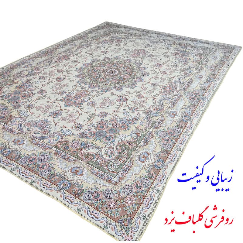 روفرشی گلباف یزد مدل گل رز کد 100K — تصویر ۶