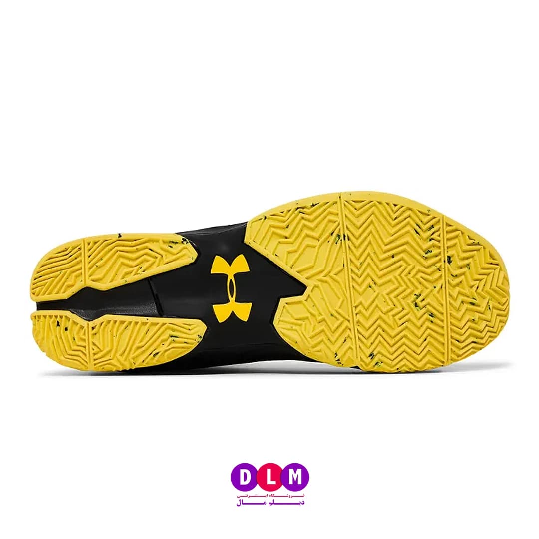 کفش بسکتبال کری 2 رنگ مشکی زرد – Under Armour Curry 2 Black Knight — تصویر ۷