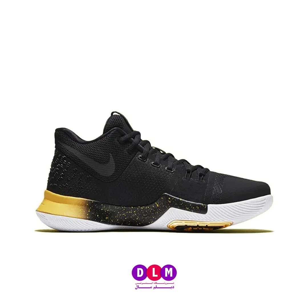 کفش بسکتبال نایکی کایری 3 رنگ مشکی زرد/ Nike Kyrie 3 — تصویر ۳