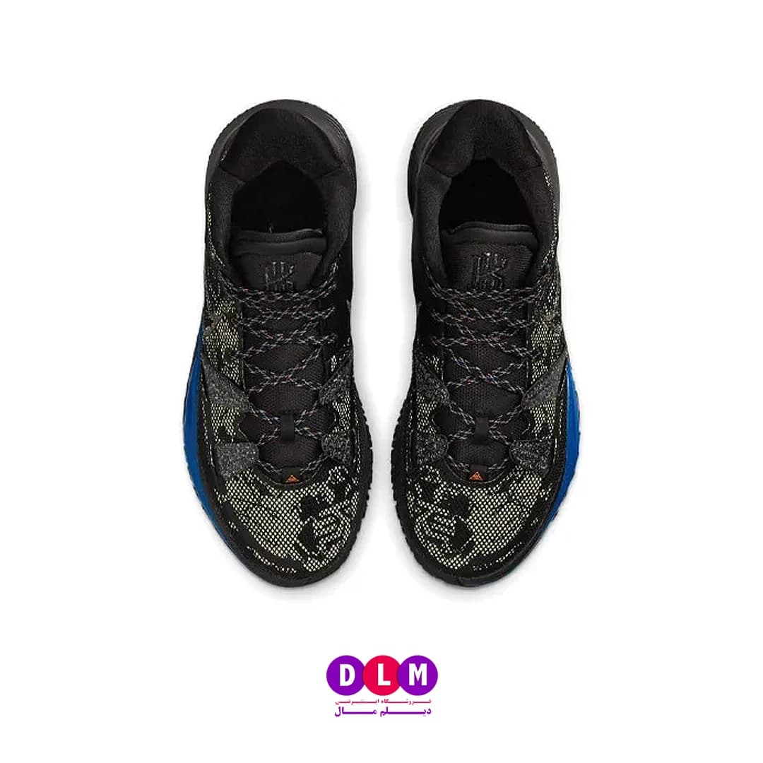 کفش بسکتبال کایری 7 مشکی آبی – Nike Kyrie 7 Black University blue — تصویر ۱۰