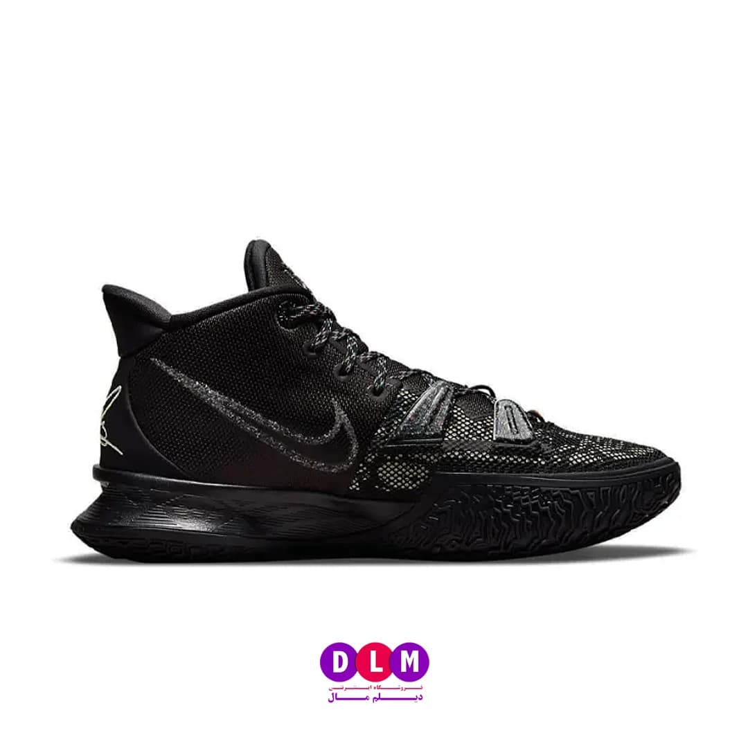 کفش بسکتبال کایری 7 مشکی آبی – Nike Kyrie 7 Black University blue — تصویر ۳