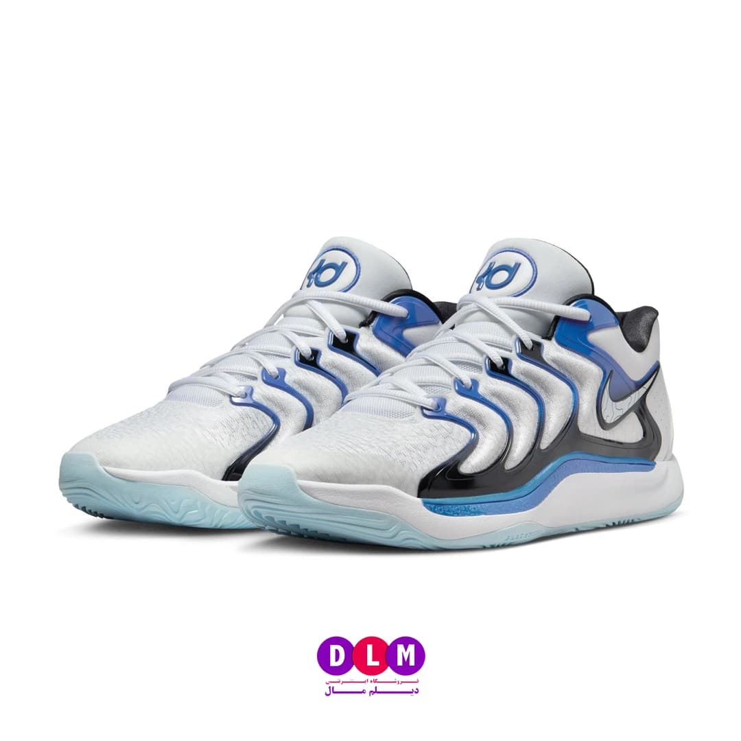 کفش بسکتبال نایکی کِی دی 17 رنگ سفید آبی – Nike kd17 blue — تصویر ۶