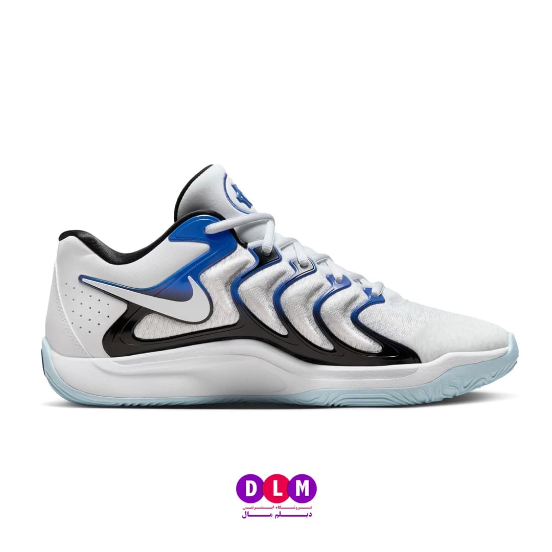 کفش بسکتبال نایکی کِی دی 17 رنگ سفید آبی – Nike kd17 blue — تصویر ۳