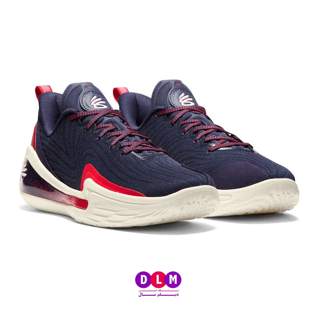 کفش بسکتبال کری 12 رنگ سورمه ای- Under Armour Curry 12 — تصویر ۸