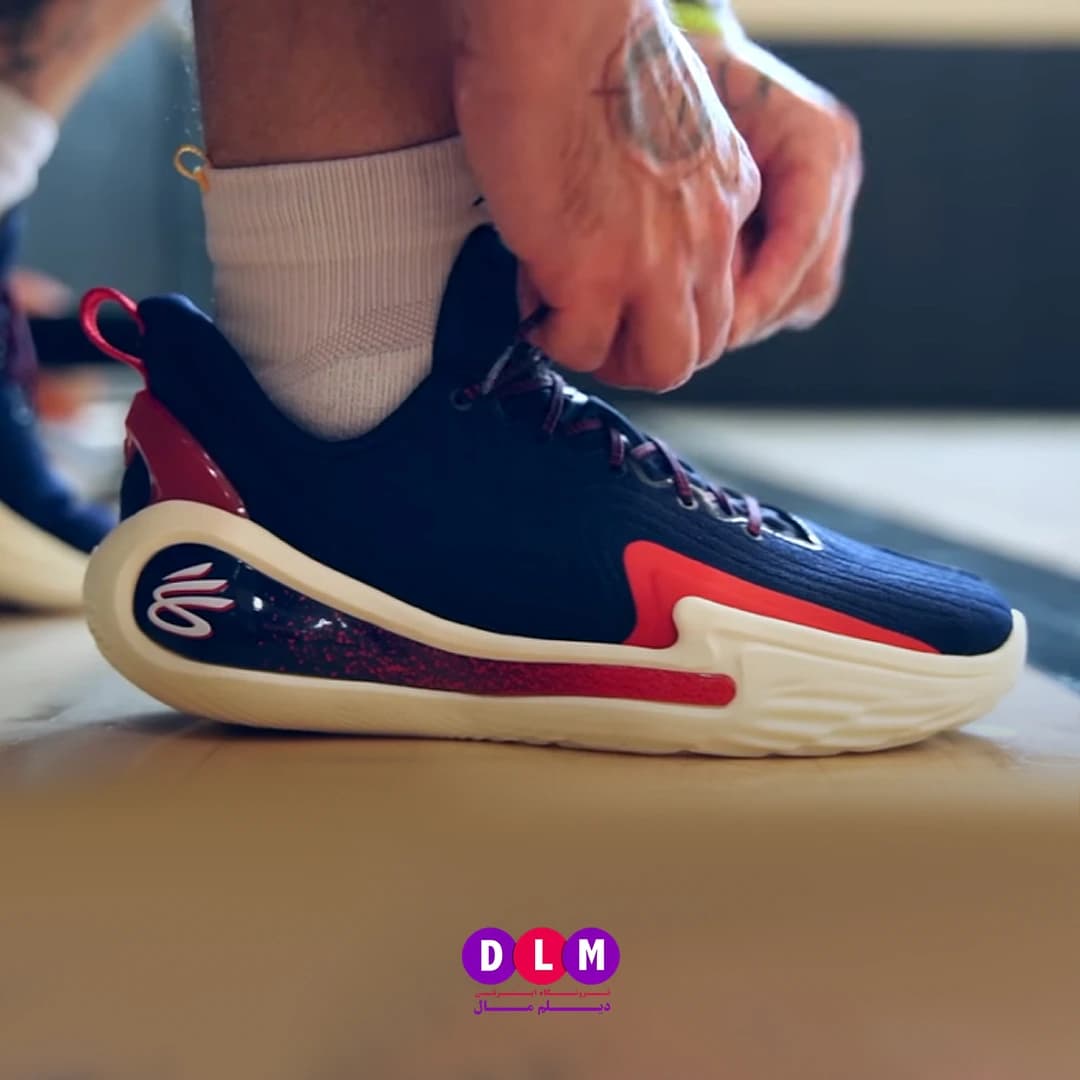 کفش بسکتبال کری 12 رنگ سورمه ای- Under Armour Curry 12 — تصویر ۶