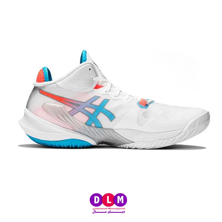 کفش والیبال آسیکس متارایز طرح آبی آتشی – Asics Metarise — تصویر ۱۱