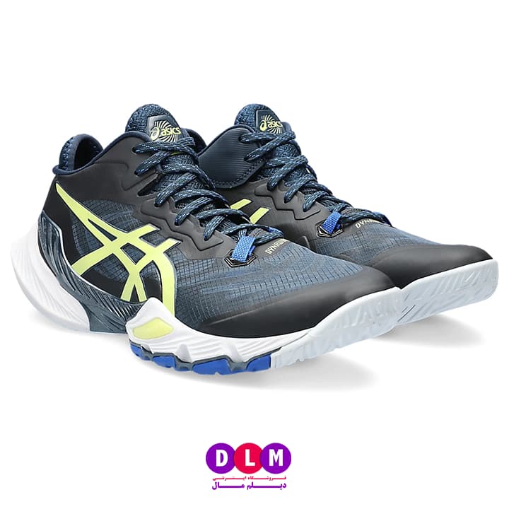 کفش والیبال آسیکس متارایز رنگ مشکی سبز – Asics Metarise