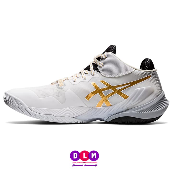 کفش والیبال آسیکس متارایز رنگ سفید طلایی – Asics Metarise — تصویر ۱۰