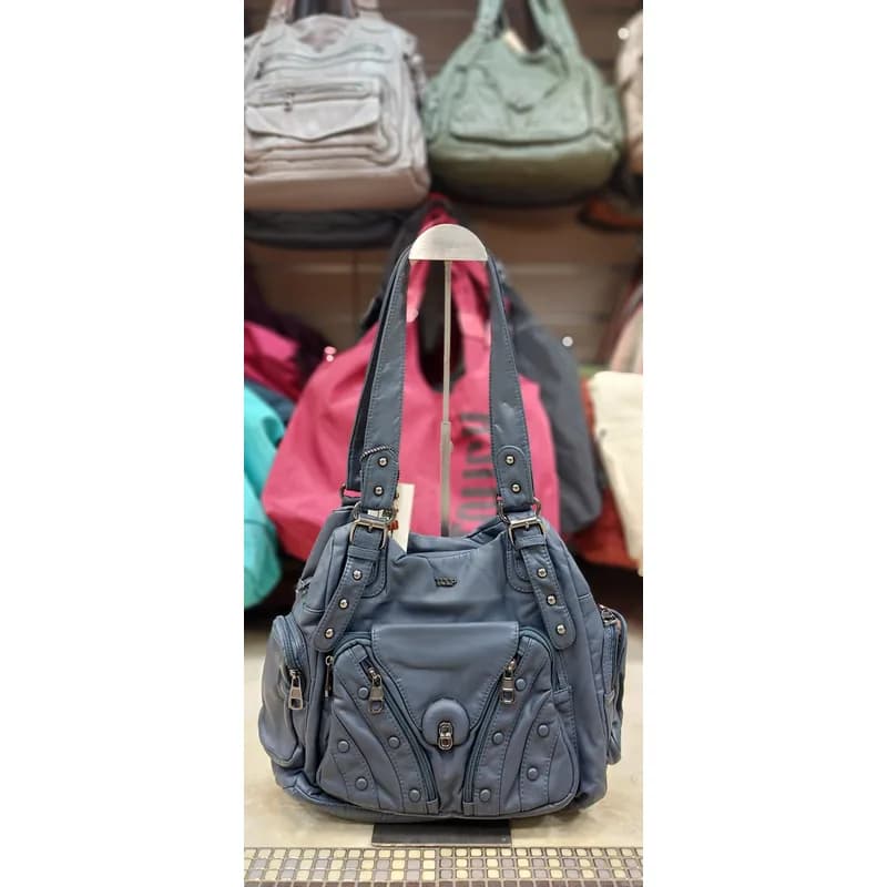 کیف خاص زنانه چرم شسته وارداتی — تصویر ۶