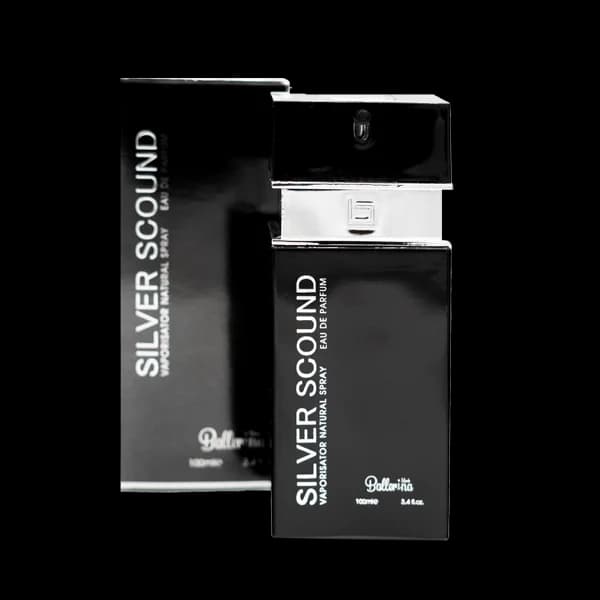 ادو پرفیوم مردانه بالرینا مدل سیلور اسکاند Silver Scound حجم 100 میلی لیتر — تصویر ۴