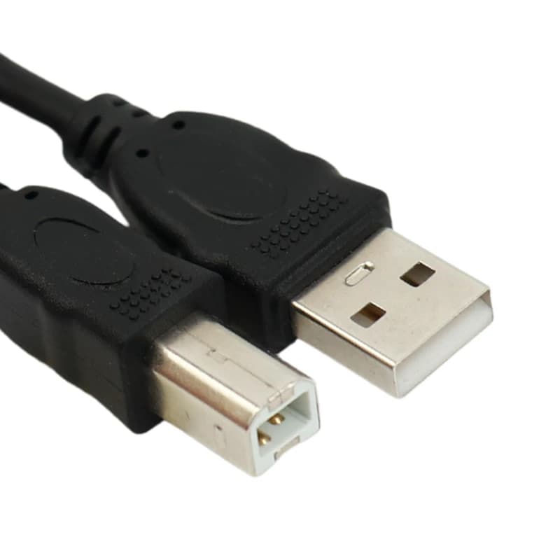 کابل پرینتر DETEX+ طول 1.5 متر | رابط USB | روکش PVC — تصویر ۲