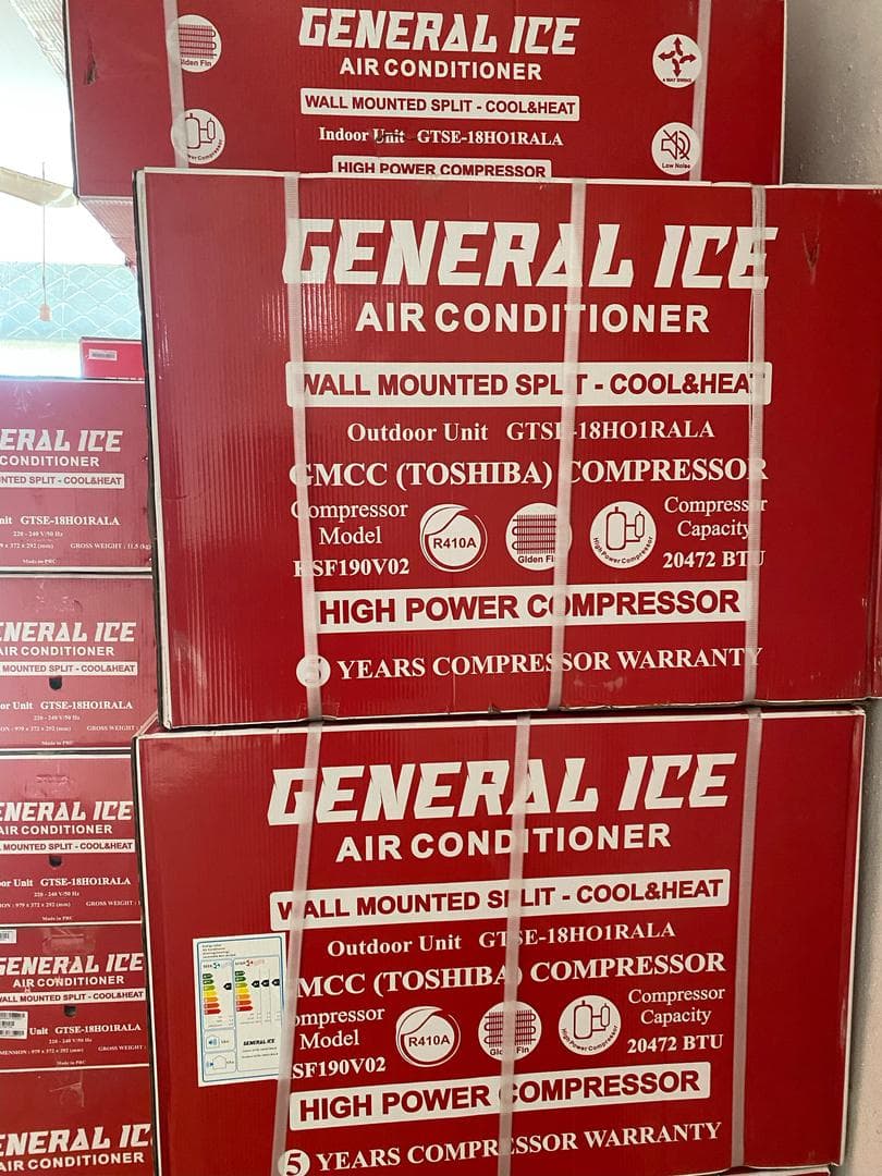 کولر گازی جنرال آیس 18000 مدل GENERAL ICE GTSE-18HO1RALA