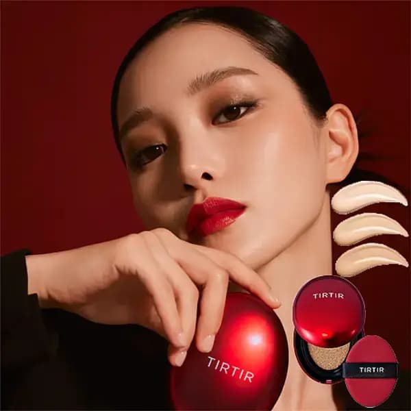 تیر تیر کوشن قرمز رنگ French Vanilla شماره TIRTIR Mask Fit Red Cushion 17W — تصویر ۳