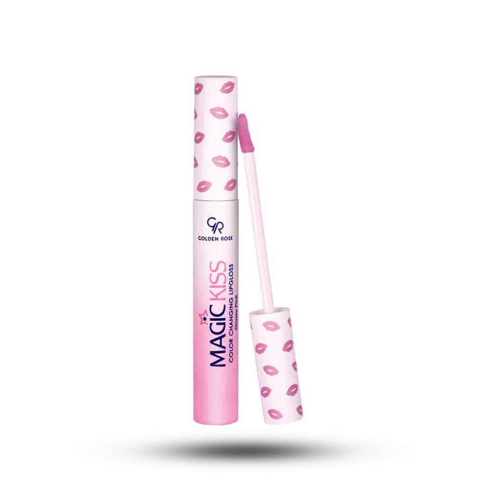 رژ لب مایع حرارتی Magic Kiss گلدن رز — تصویر ۲