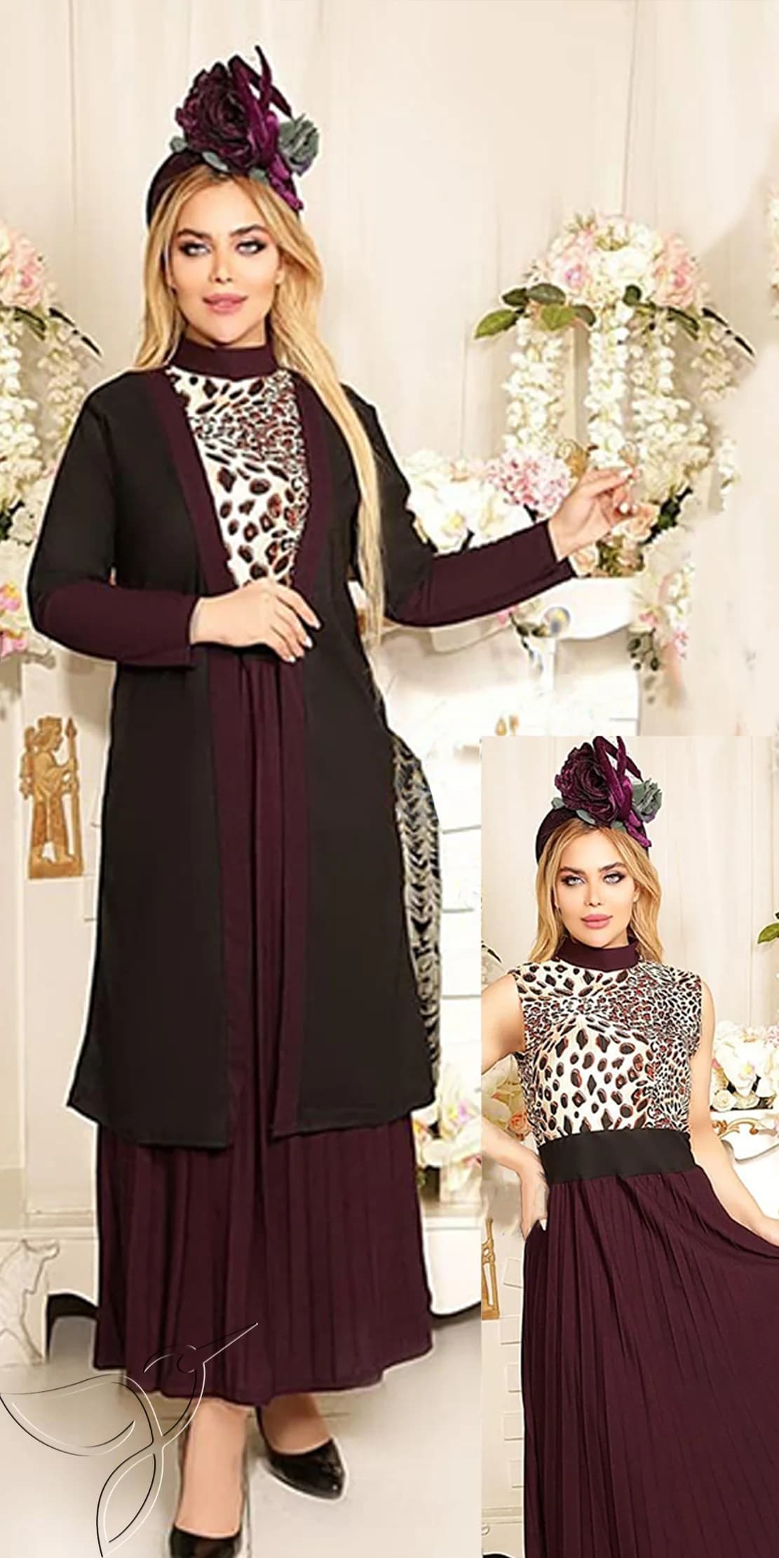 ماکسی زنانه کد 2255 — تصویر ۸