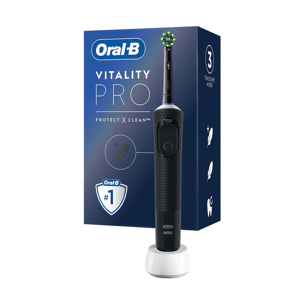 مسواک برقی اورال بی Vitality Pro مشکی — تصویر ۸