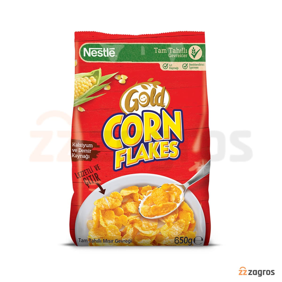 کورن فلکس نستله Gold وزن 650 گرم — تصویر ۳