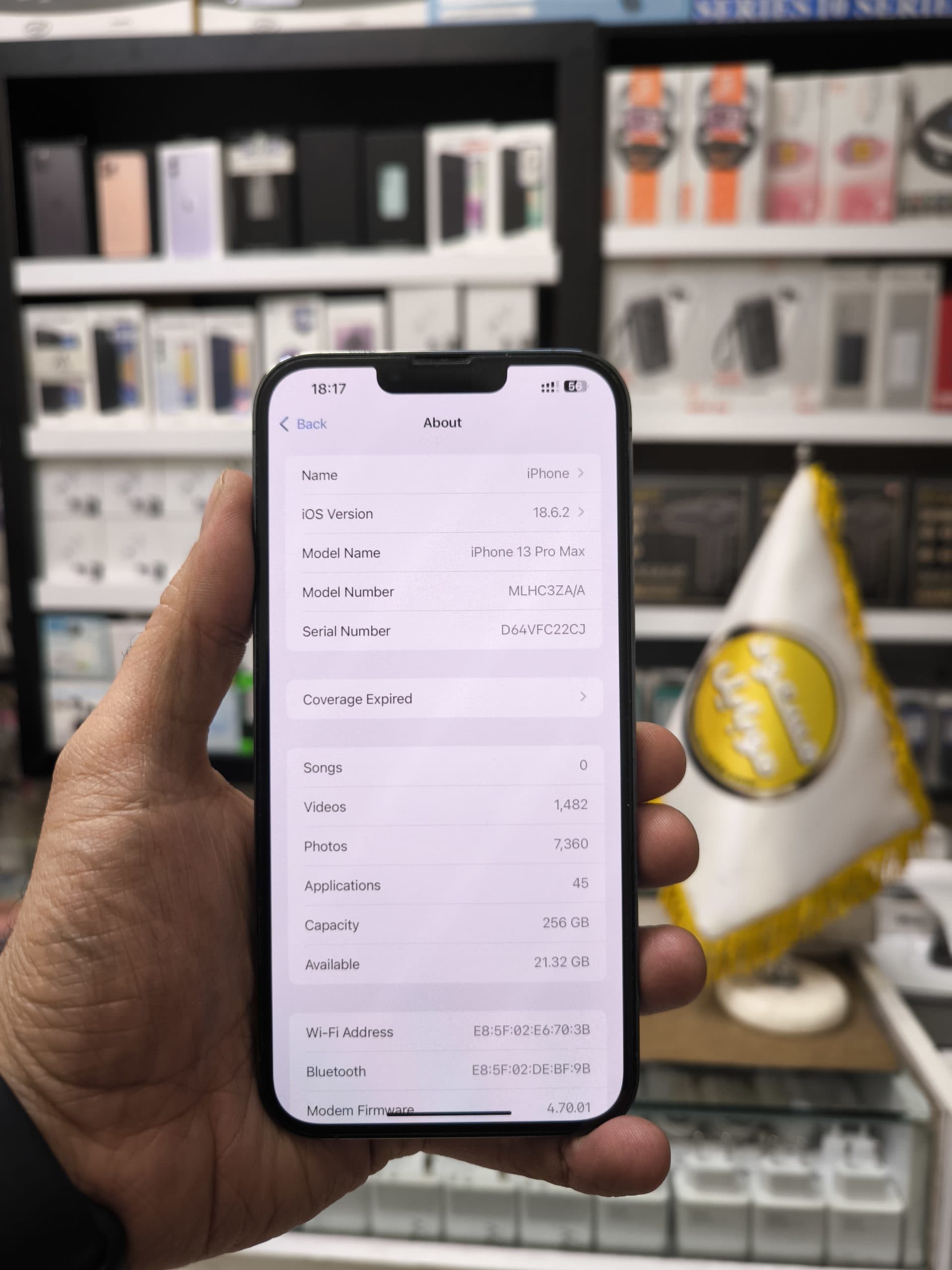 کارکرده تمیز ـ استوک ـ گوشی اپل iPhone 13 Pro Max ظرفیت 256 – با رجیستر – دو سیم ZAA – باتری 85 — تصویر ۱۰