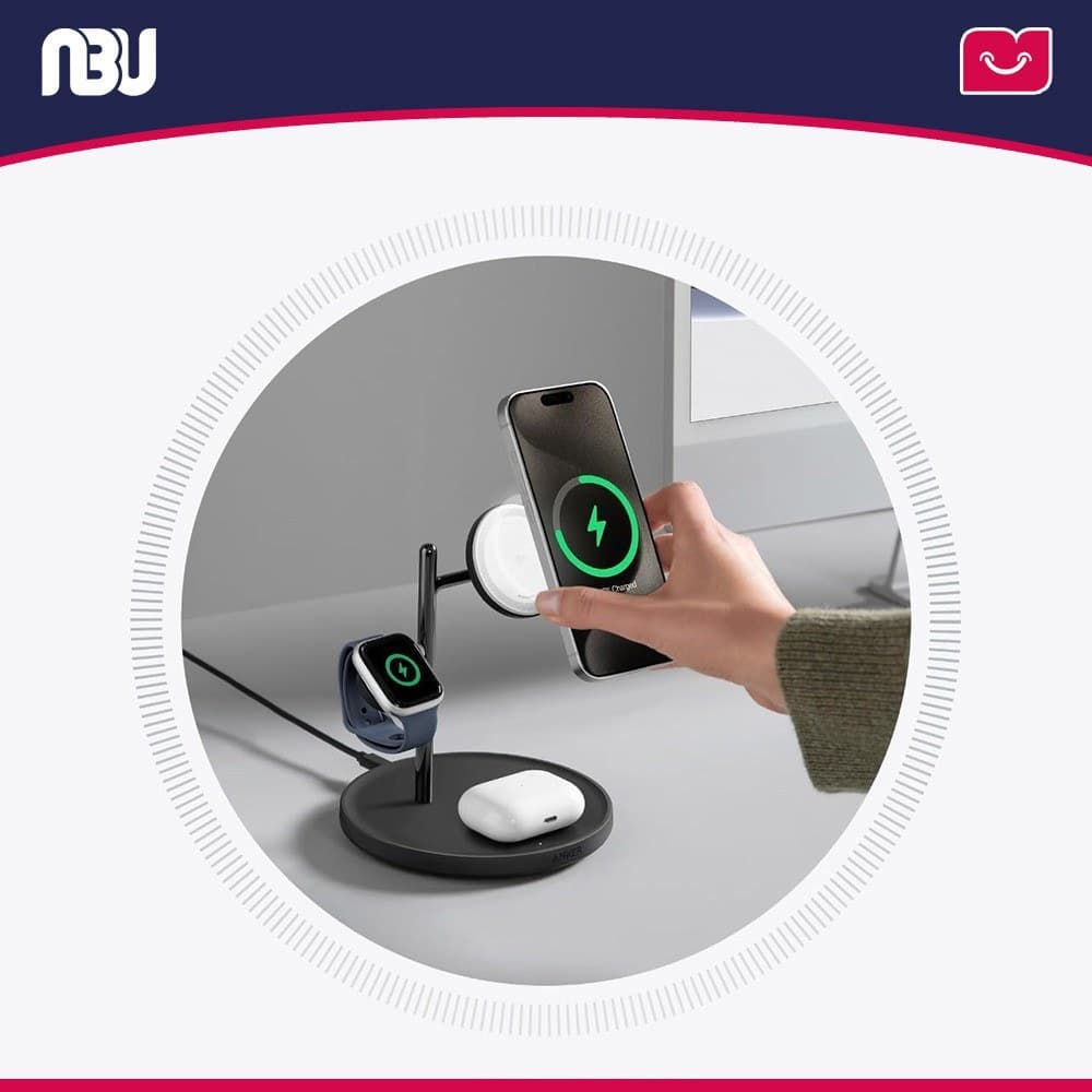 شارژر بی سیم چند کاره انکر مدل B25M3311 — تصویر ۴