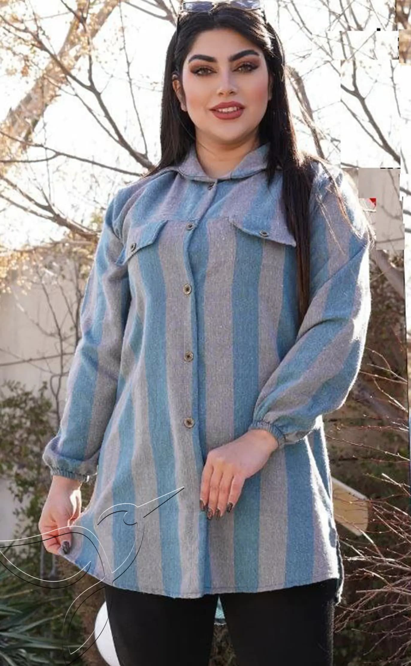 مانتو زنانه کد 2297