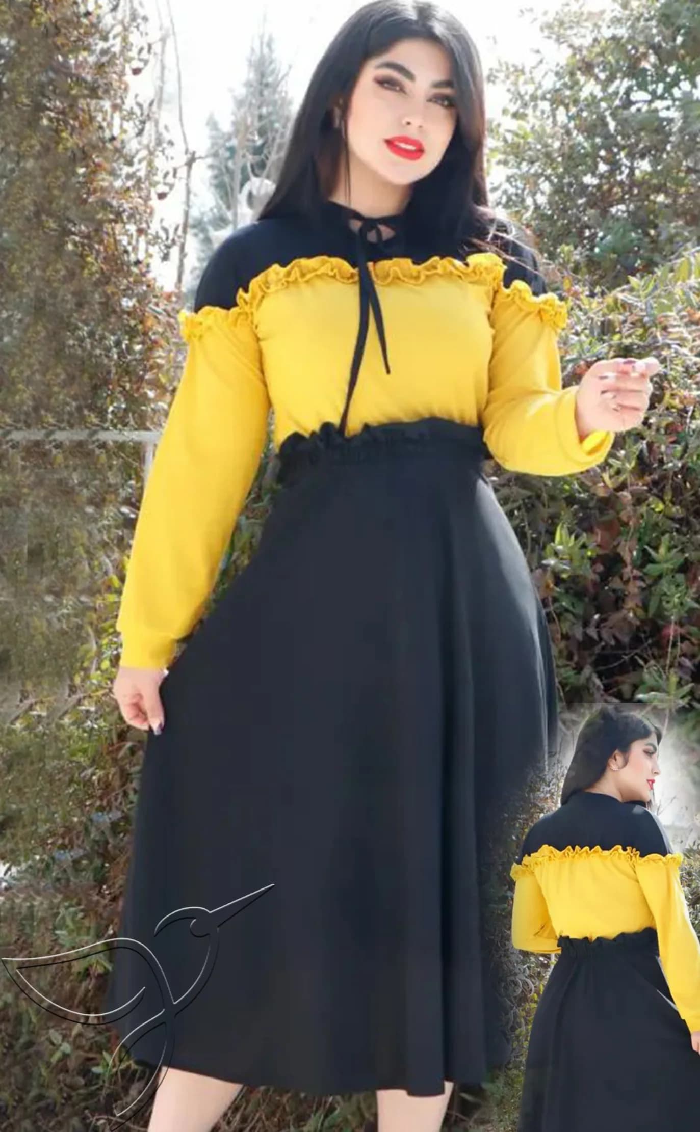ست شومیز دامن زنانه کد 2270 — تصویر ۶