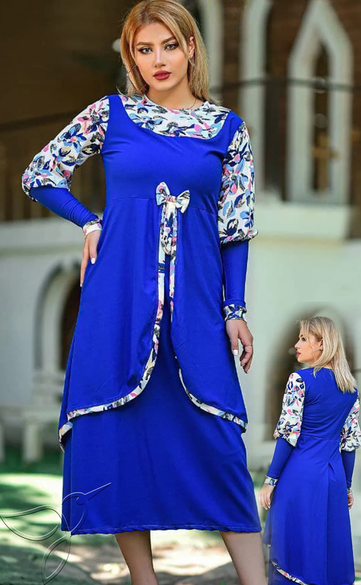 ماکسی زنانه کد 2243 — تصویر ۸