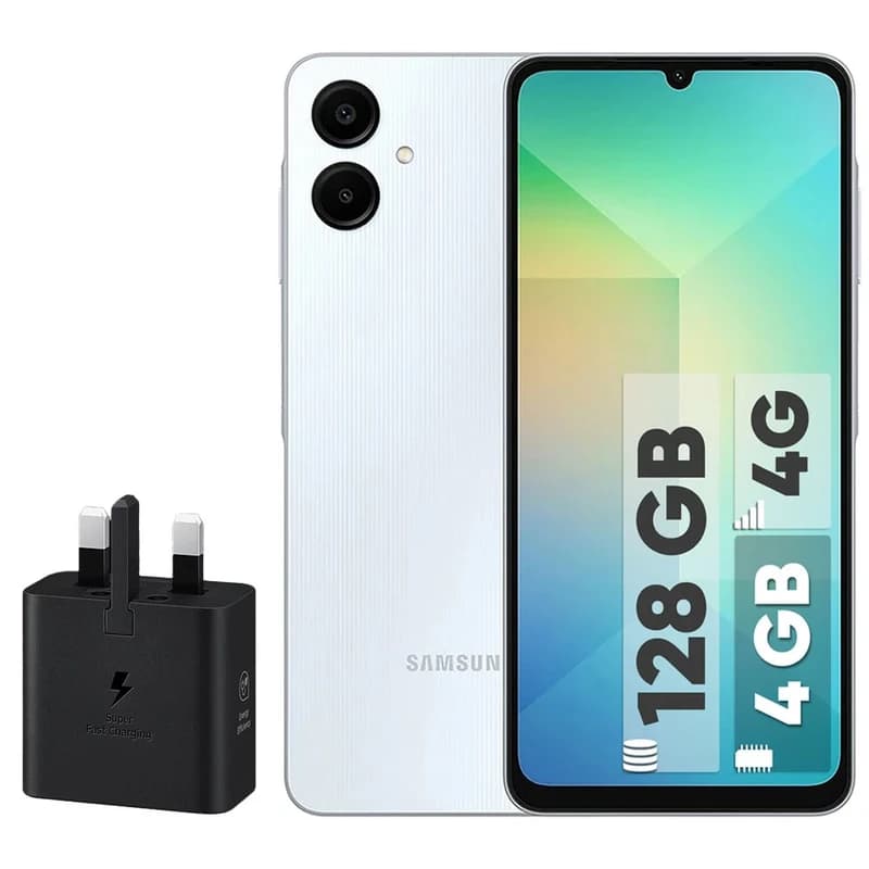 گوشی موبایل سامسونگ Galaxy A06 دو سیم 128 گیگابایت و رم 4 – به همراه شارژر 25 وات سامسونگ — تصویر ۴
