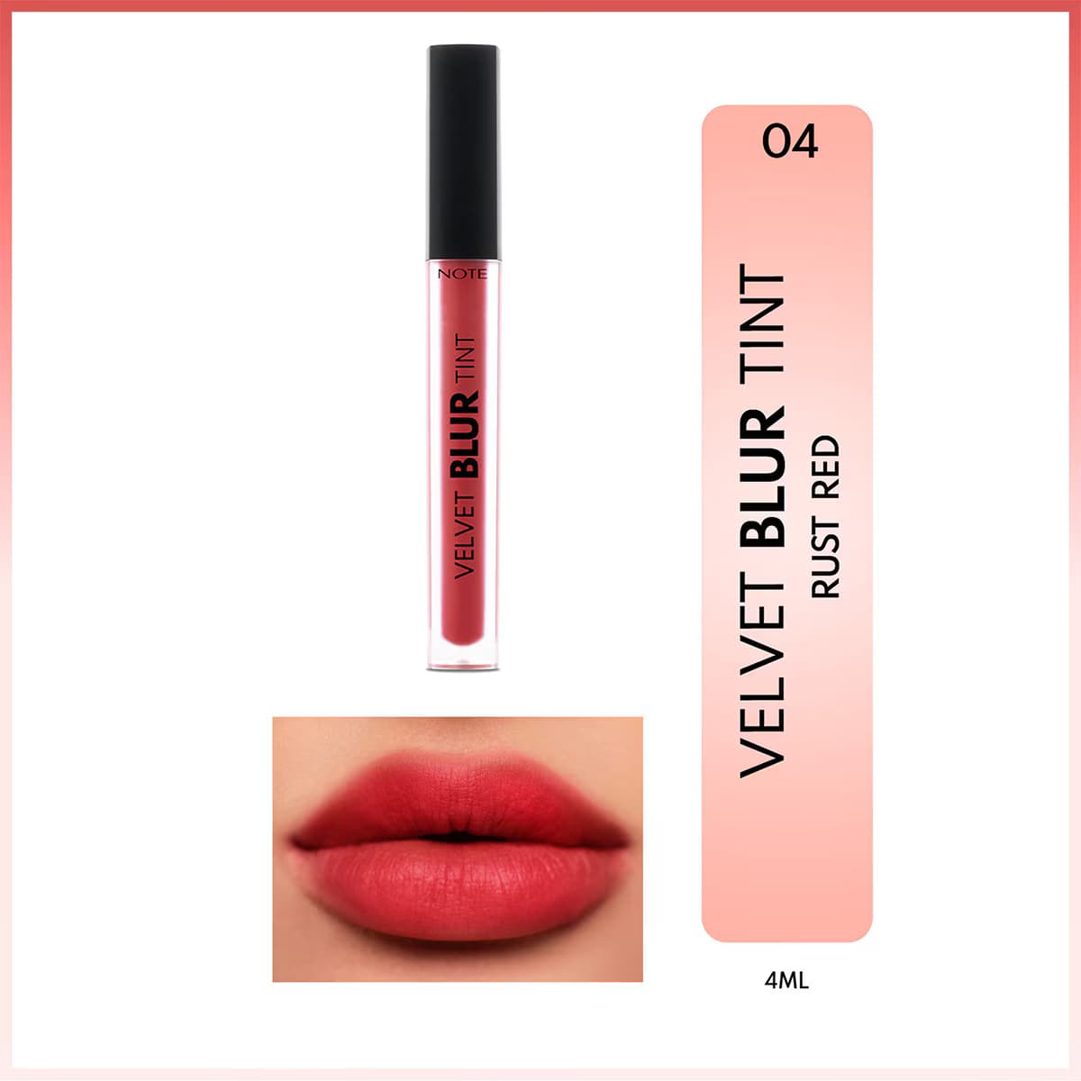 رژ لب مایع نوت مدل Velvet Blur 04 — تصویر ۱۰