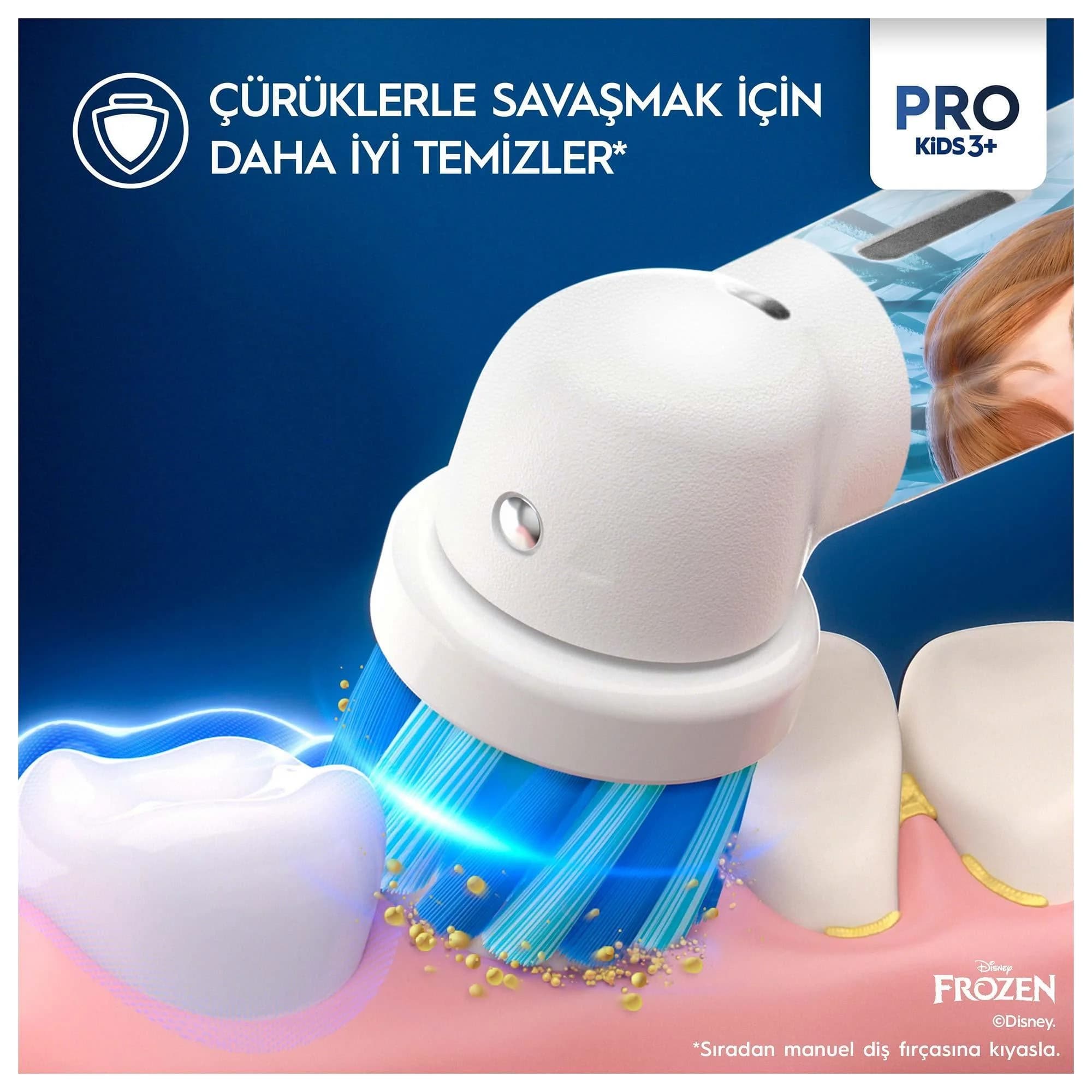 مسواک برقی کودک اورال بی مدل Frozen Pro — تصویر ۵