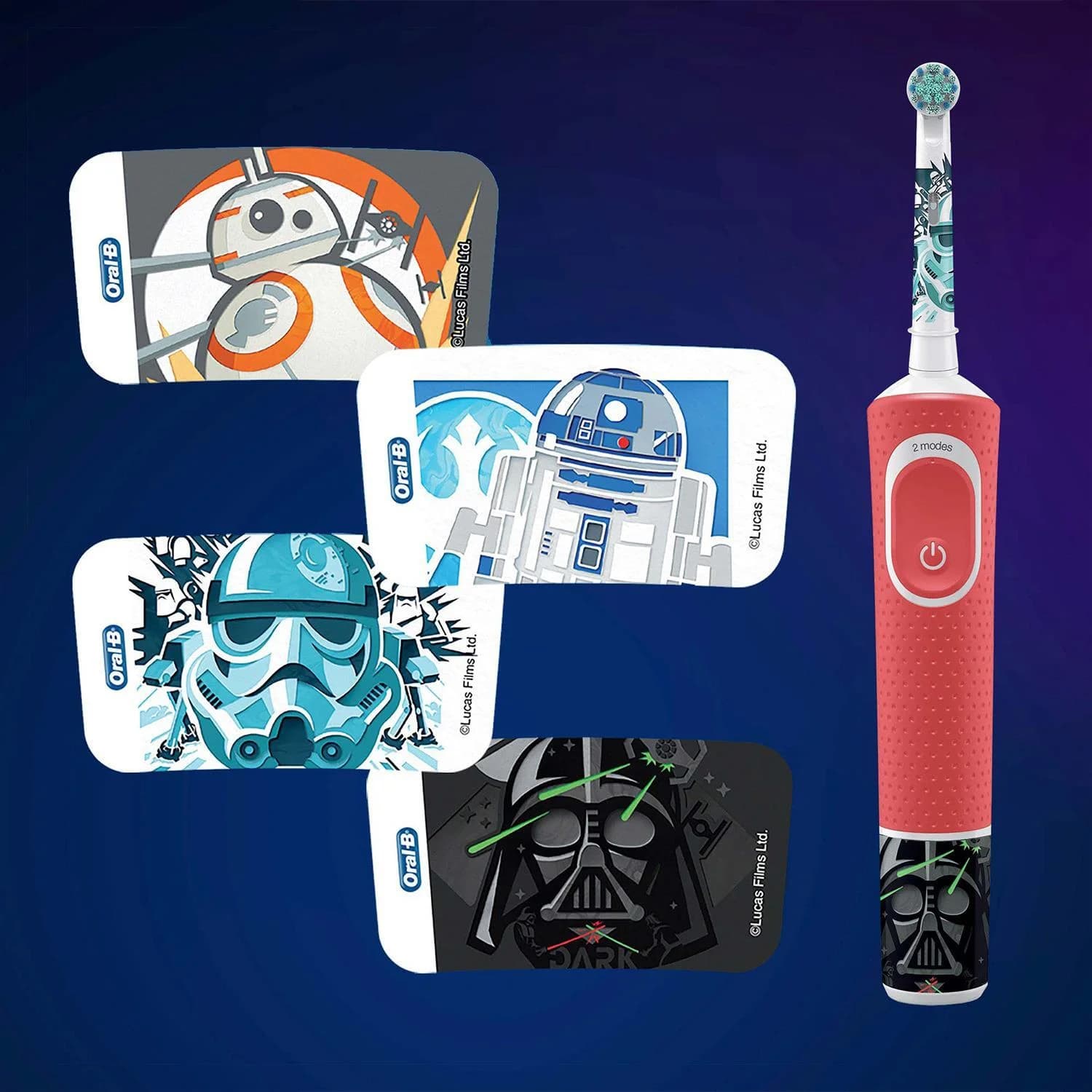 مسواک برقی کودک اورال بی مدل Star Wars — تصویر ۴