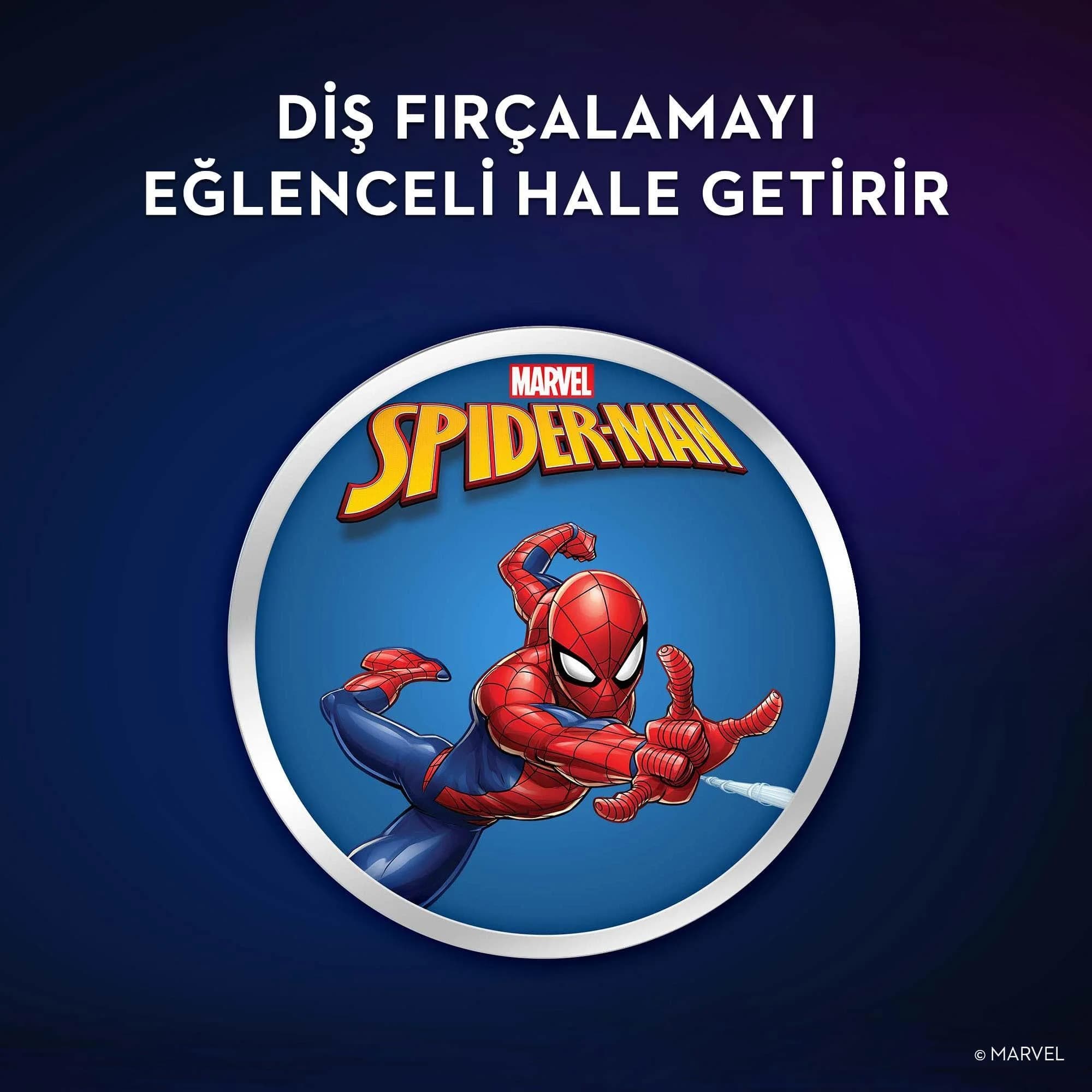مسواک برقی کودک اورال بی مدل Spiderman — تصویر ۸