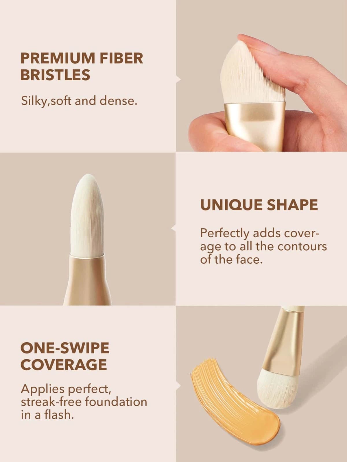 براش کرم پودر شیگلم Foundation Balm — تصویر ۱۱