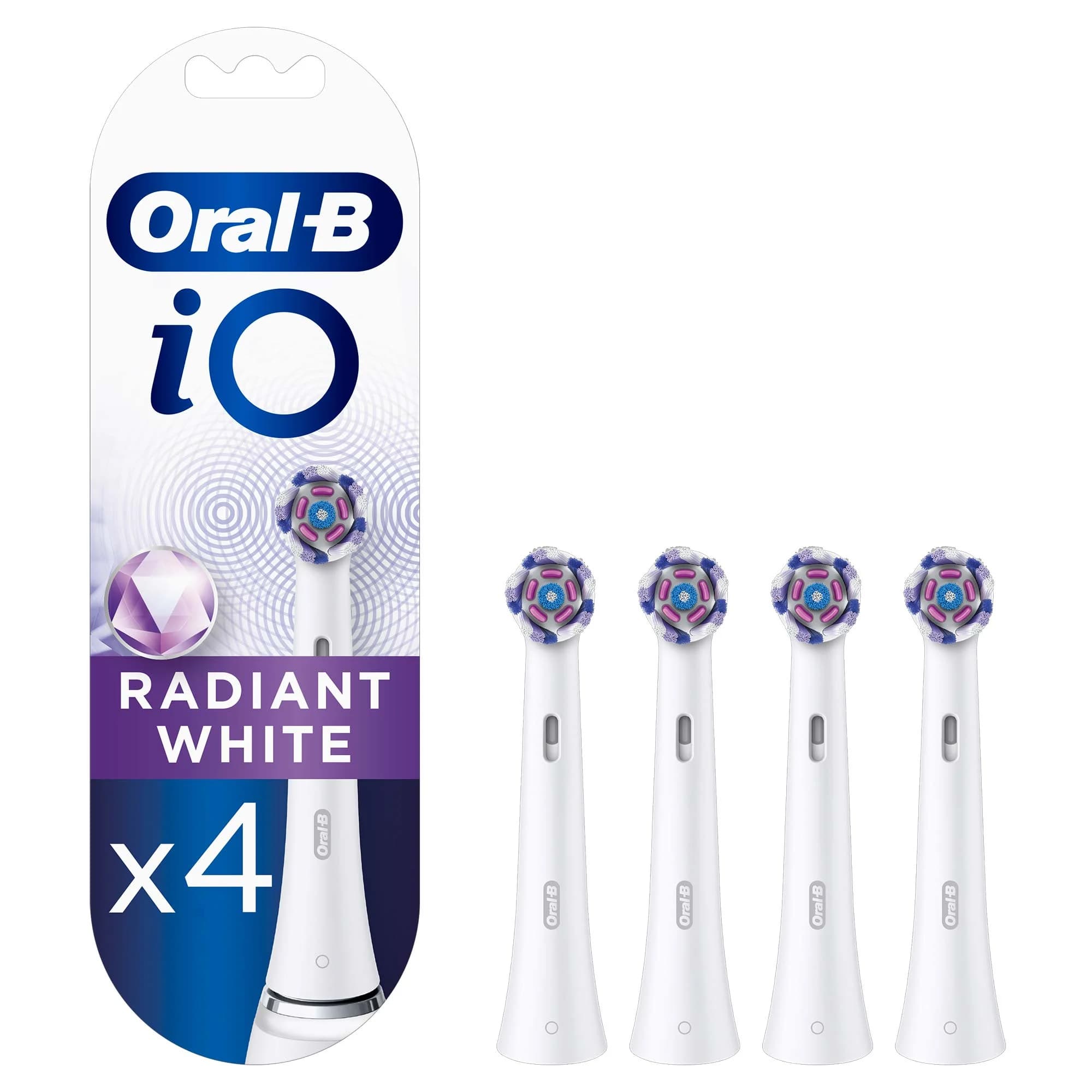 سری یدکی مسواک برقی اورال بی مدل iO Radiant White