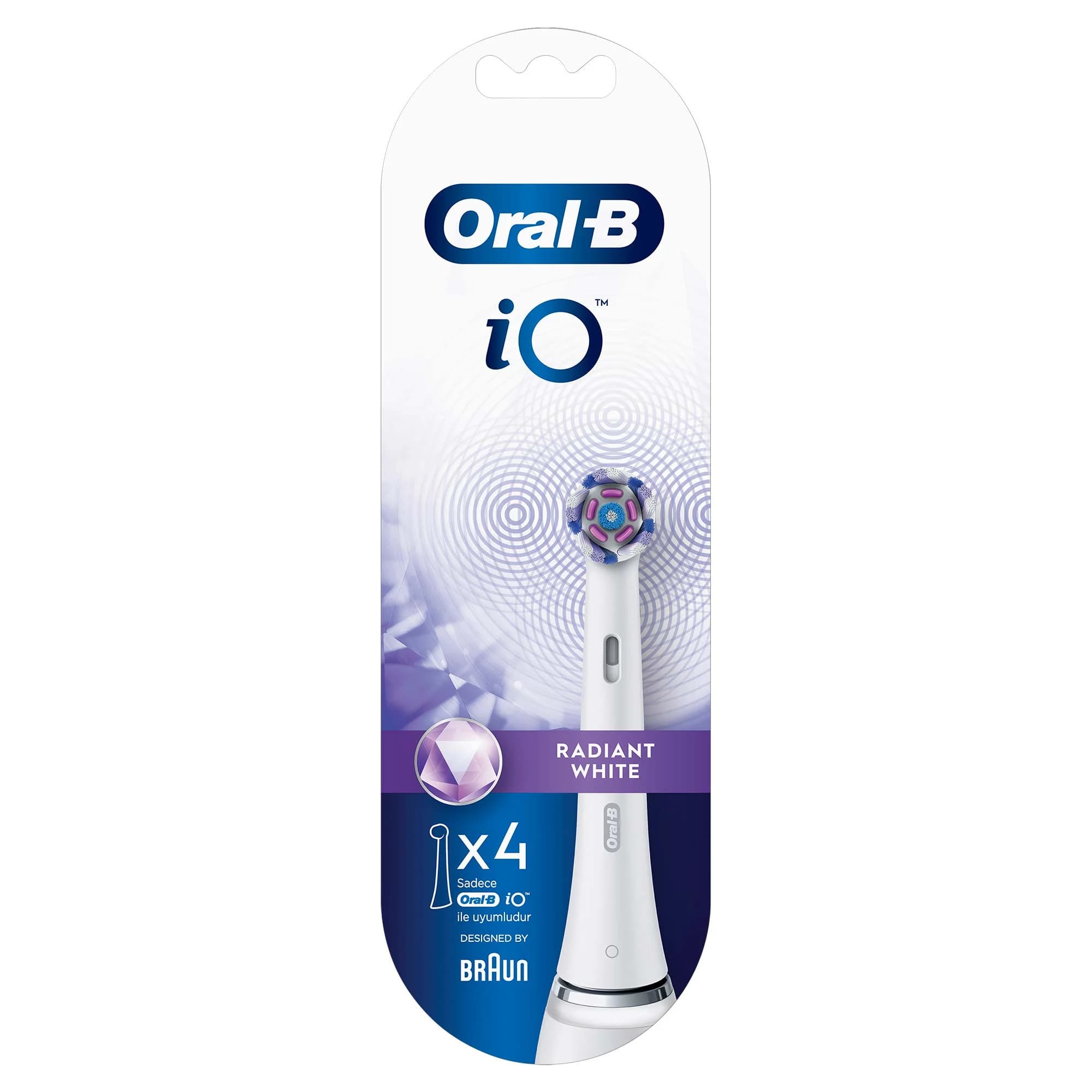 سری یدکی مسواک برقی اورال بی مدل iO Radiant White — تصویر ۲
