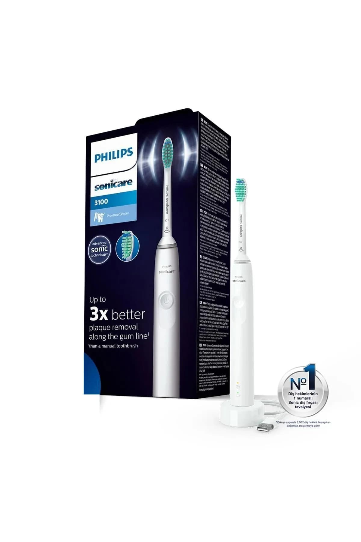 مسواک برقی فیلیپس مدل Sonicare 3100 + ارسال رایگان🚚