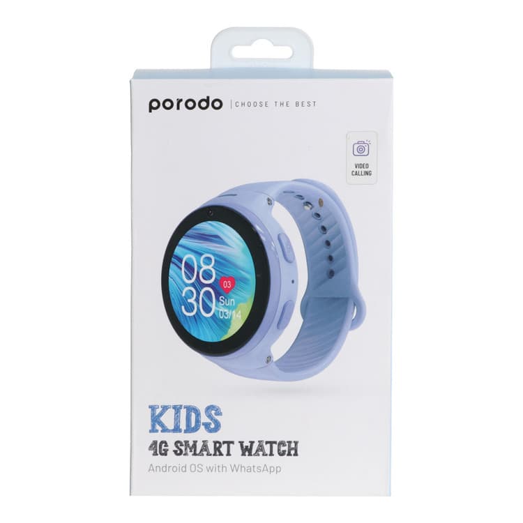ساعت هوشمند کودکان Porodo Kids 4G Smart Watch مدل PD-KDSWT-PK – صورتی(گارانتی 24 ماهه) — تصویر ۸