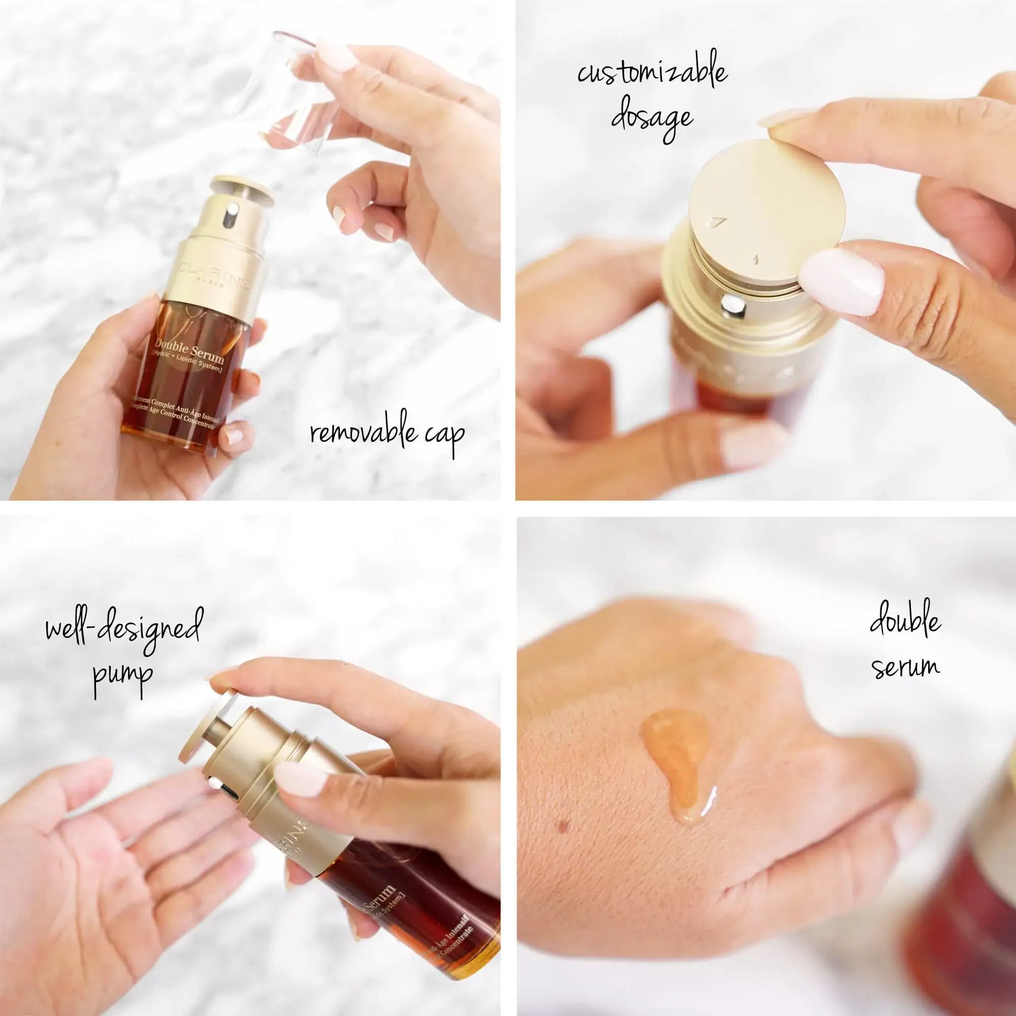 سرم ضد چروک کلارنس Double Serum حجم 50 — تصویر ۱۰