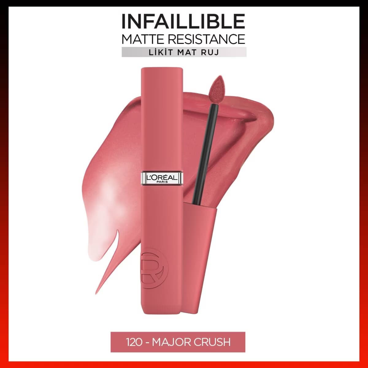 رژ لب مایع لورال 120 Infaillible Matte — تصویر ۸
