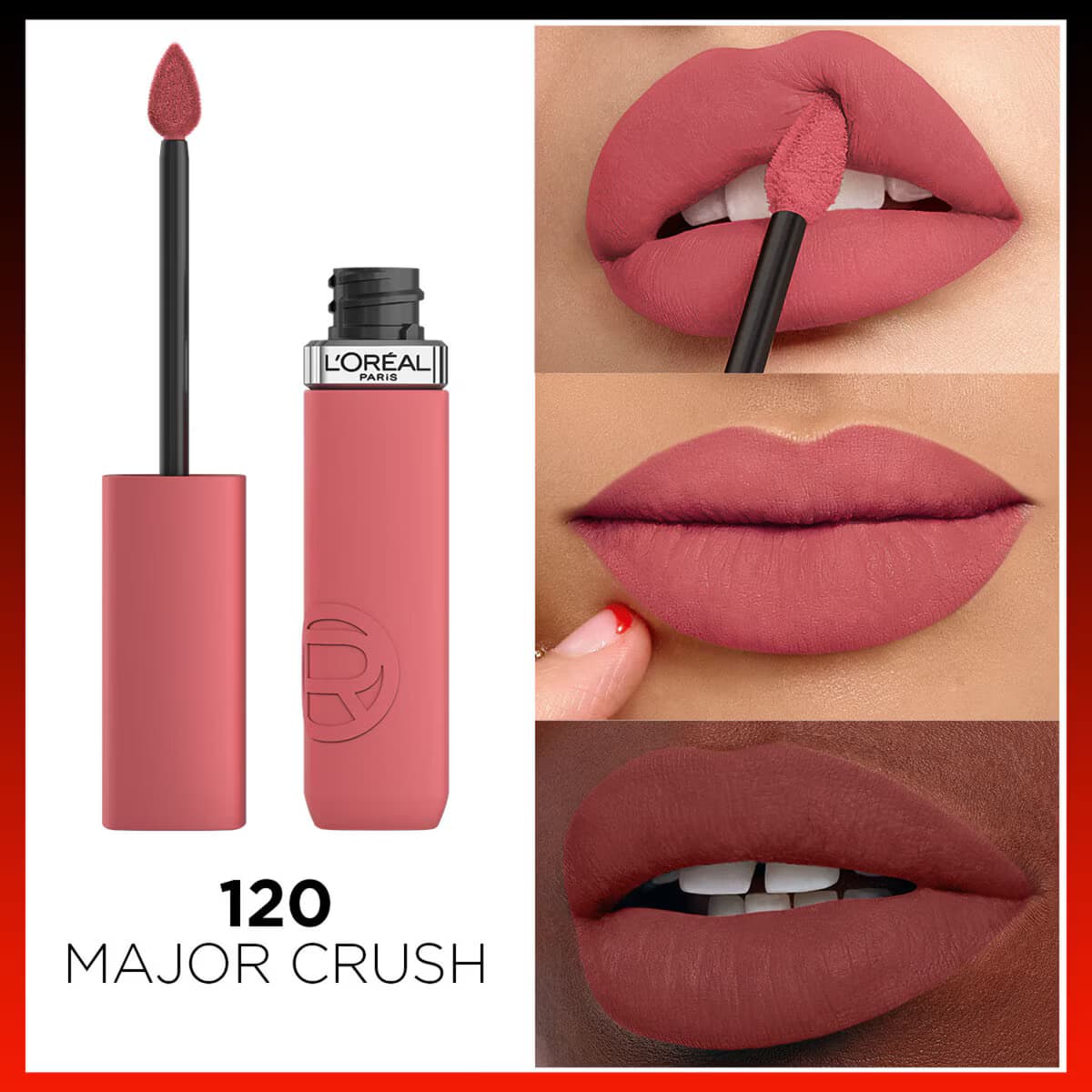 رژ لب مایع لورال 120 Infaillible Matte — تصویر ۲