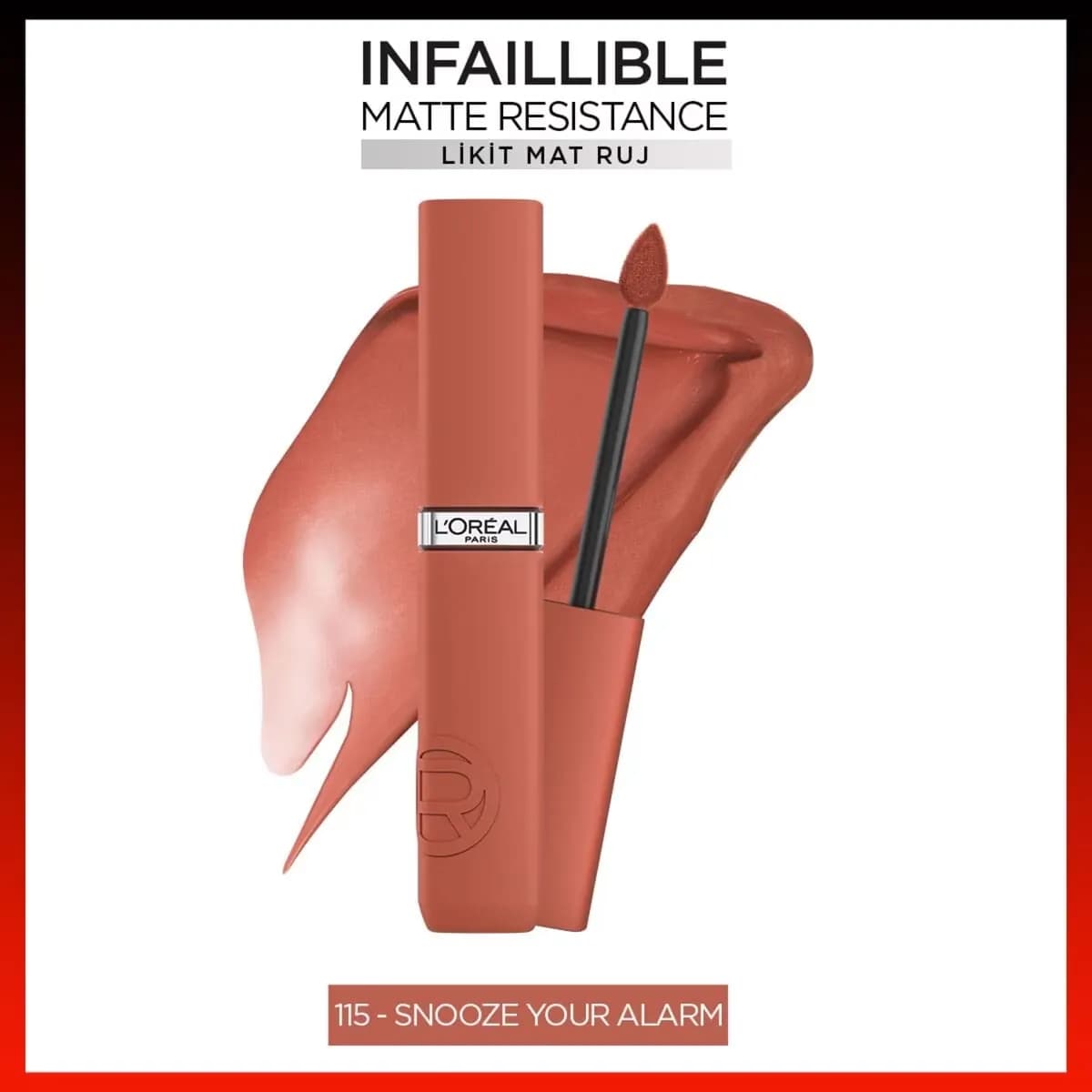رژ لب مایع لورال 115 Infaillible Matte — تصویر ۲