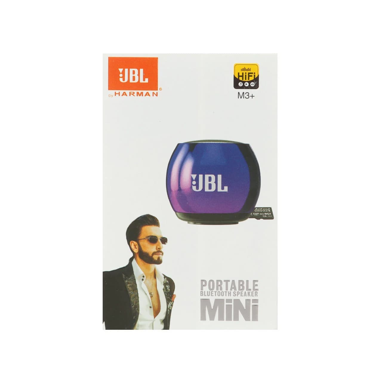 اسپیکر پرتابل JBL مدل Mini M3Plus TF CARD – بنفش آبی — تصویر ۵