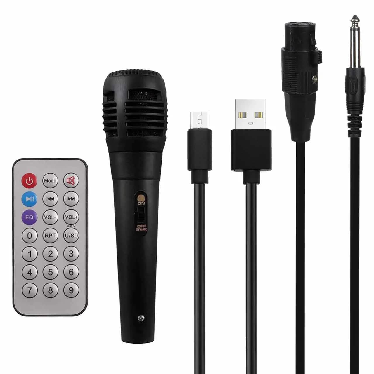 اسپیکر چمدانی 8 اینچی Galexbit مدل GS21 – مشکی+1سال گارانتی تلاش — تصویر ۵