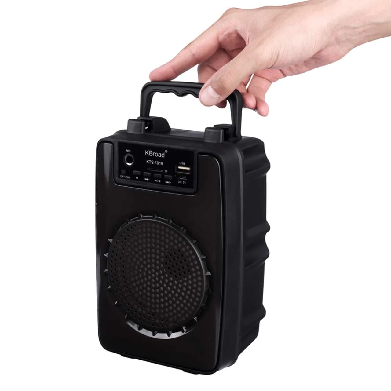 اسپیکر بی سیم BIG SOUND مدل KTS-1919 – مشکی — تصویر ۹