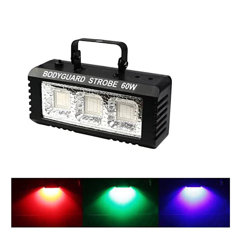 فلاشر رقص نور ۶۰ وات LED رنگی مدل Bodyguard (بادیگارد) — تصویر ۶