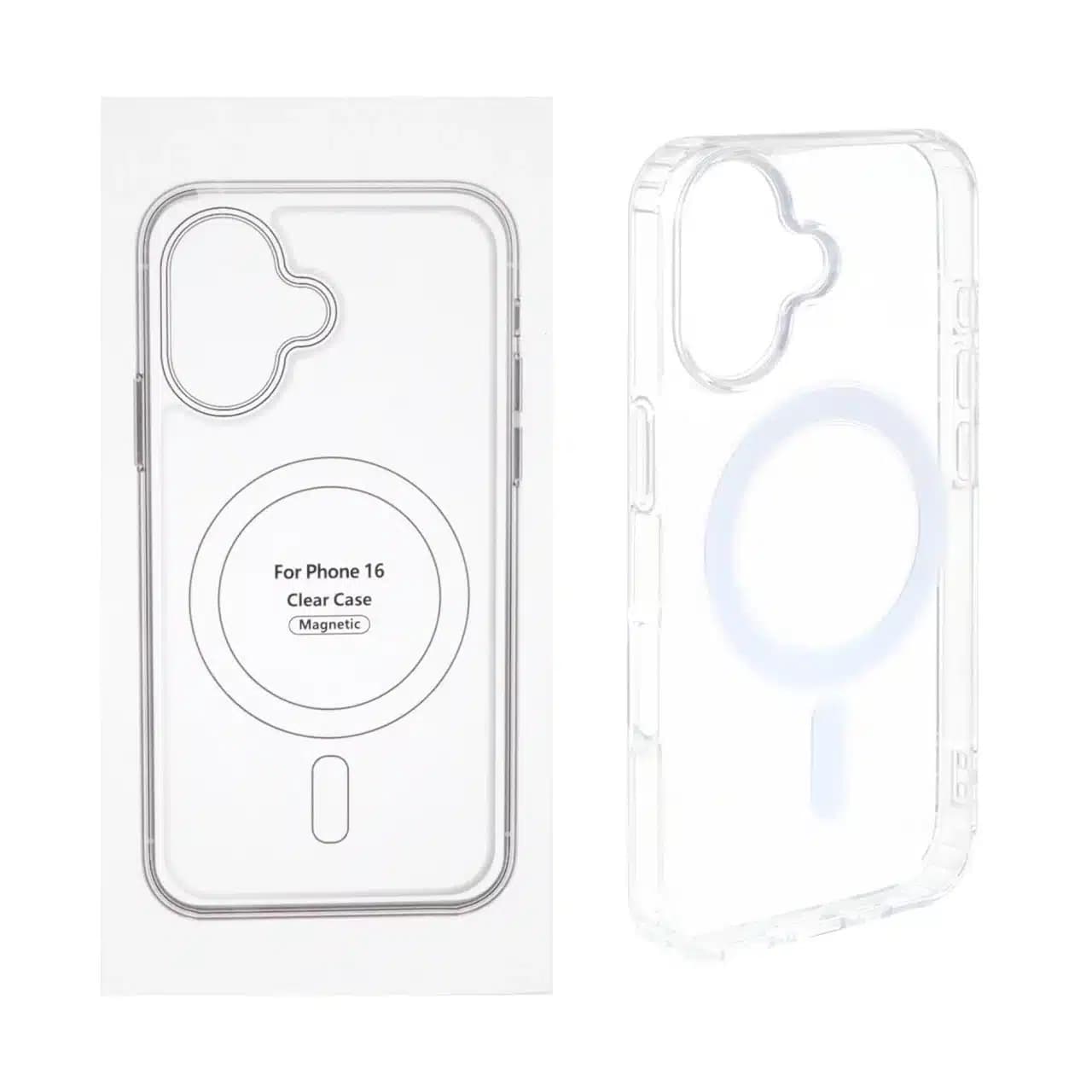 قاب شفاف Apple iPhone 16 با قابلیت شارژ MagSafe (پک دار) — تصویر ۳