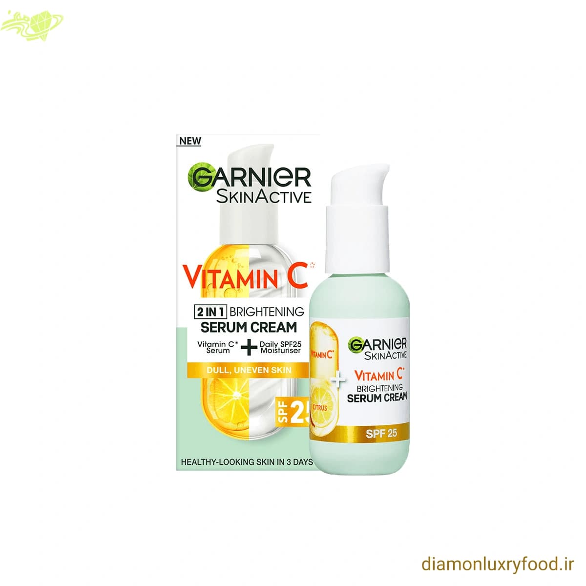 سرم کرم روشن کننده و ضدلک گارنیر Vitamin Cحجم 50 — تصویر ۷