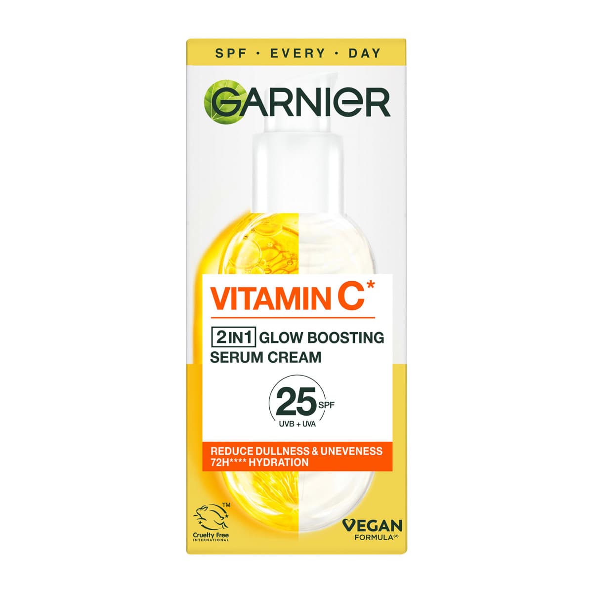 سرم کرم روشن کننده و ضدلک گارنیر Vitamin Cحجم 50 — تصویر ۳