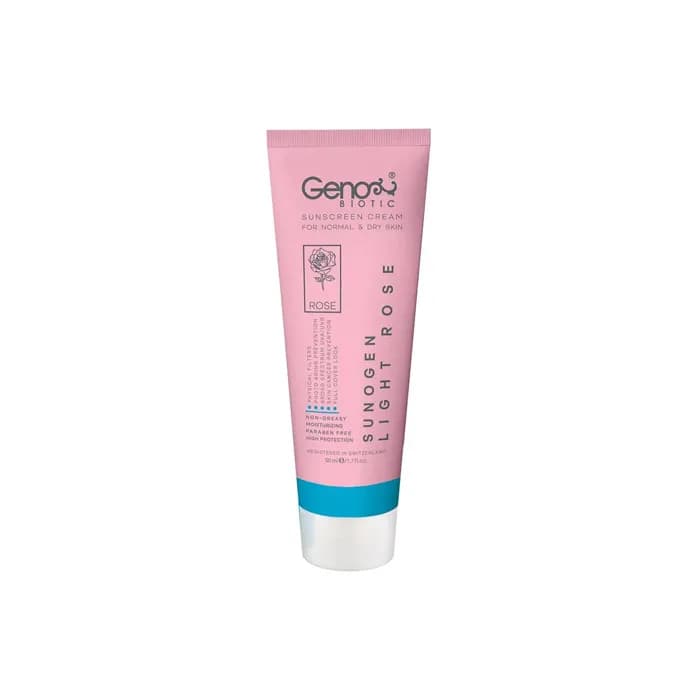 ضدآفتاب رنگی ژنوبایوتیک ROSE SPF50 حجم 50 — تصویر ۴