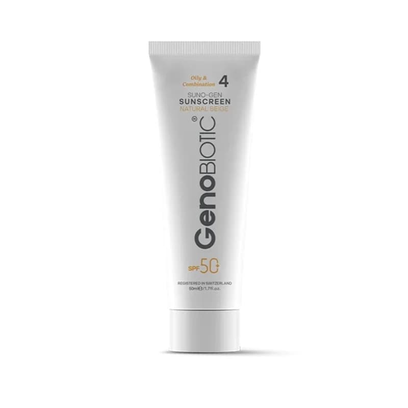 ضدآفتاب رنگی 3 ژنوبایوتیک SPF50 حجم 50 — تصویر ۸